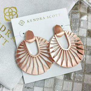 Kendra Scott Didi Sunburst Earrings Rose Gold